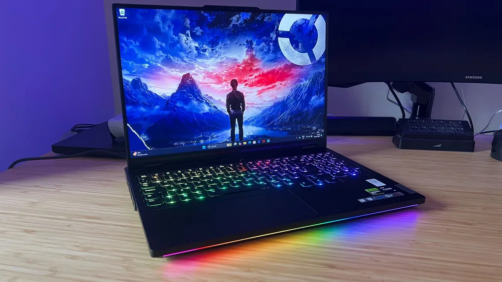 Laptop being cleaned